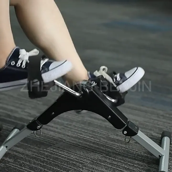 Digital Pedal Exerciser with LCD Display-Mini Folding Exercise Bike Cycle for Seniors, Arm, Leg & Hand Workout-Under Desk Portable Fitness Pedal Machine