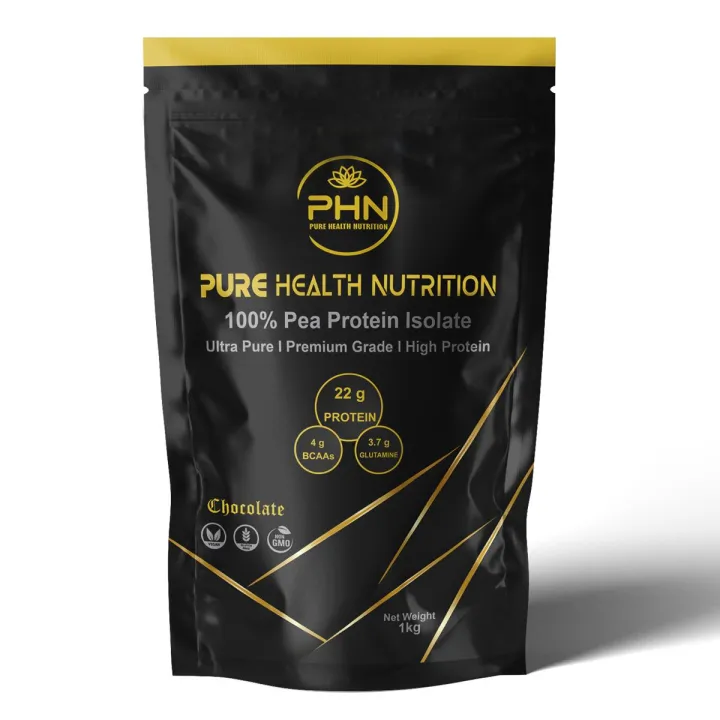 Pea Protein Isolate 2kg Cafe Latte by Pure Health Nutrition