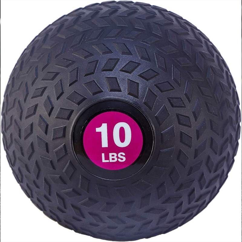 Fitvids 10 Pound Weighted Medicine Ball, Purple