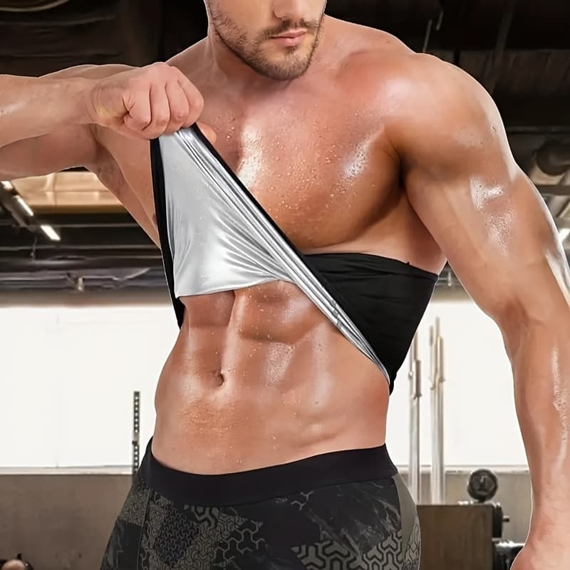 Men's Sauna Belt, Fitness Training Sweat Belt, Waist Trimmer