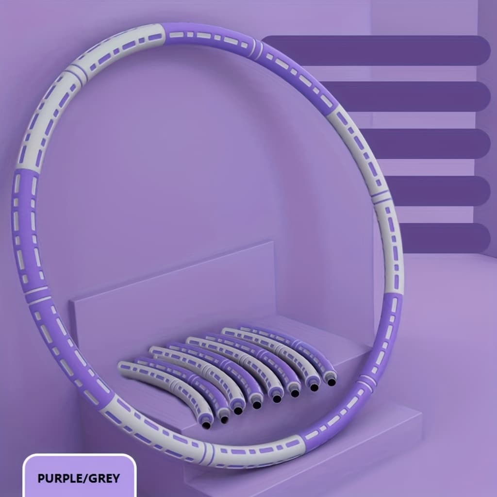 Detachable 8-Section Weight Loss Fitness Ring TPR