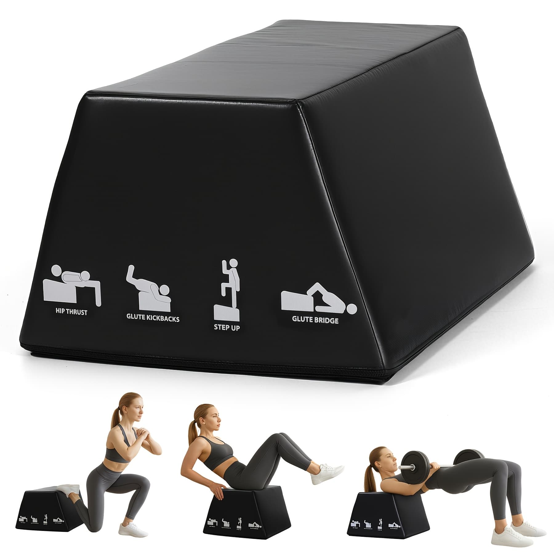 Hip Push Box Multifunctional Fitness Training Equipment, Home Squat Machine, Leg Press, Core Strength Training Auxiliary Equipment, Hip Shaping And Muscle Building Fitness Equipment, Full Body Comprehensive Training Box