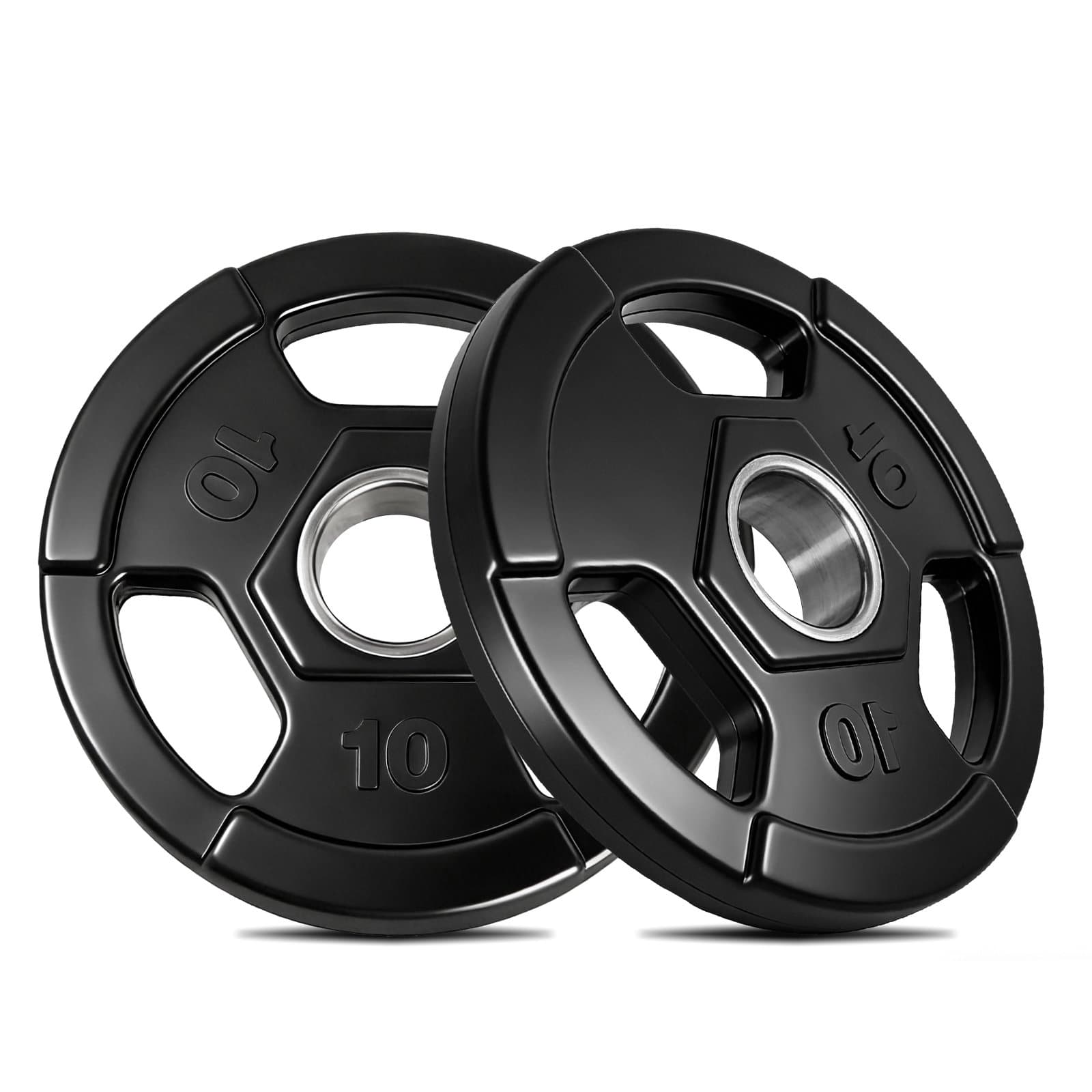 10LB X 2pcs Global Barbell Bumper Plates, 2-Inch