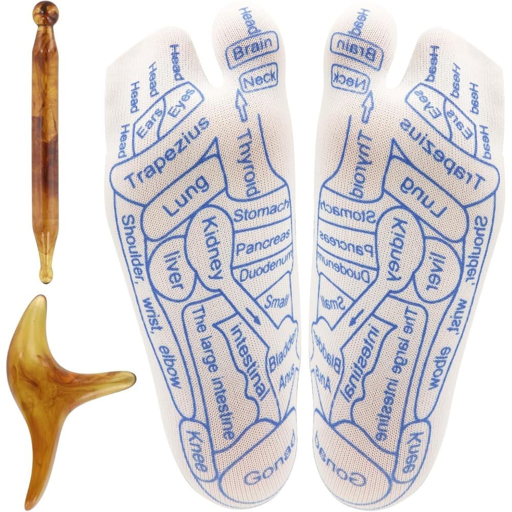 Massage Socks with 2 Trigger Point Massage Tools