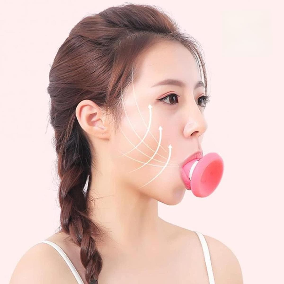 Face Slimming Tool Trainer Face Exerciser Jawline Shaper V Shape Face Lift Exercise Facial Workout Face Jaw Muscles Double Chin Reducer for A Natural Beautiful Face Jawline Mouth Exercise Device For Skin Tighten Firm Wrinkles Men Women