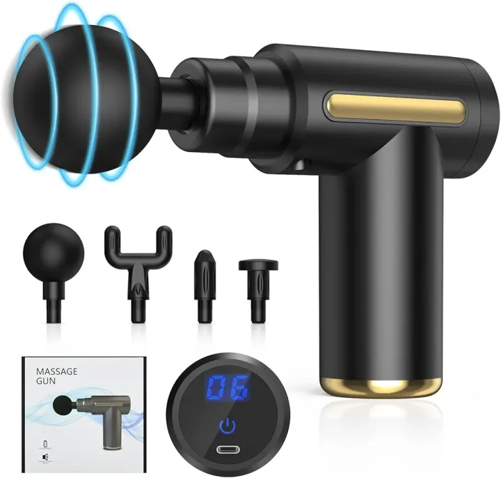 5-in-1 Electric Massage Gun 6 Speeds for Recovery
