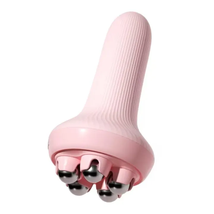 3D Roller Body Massager Manual Deep Tissue Massage Tool for Neck Shoulder Back Waist Legs Arm Muscle Relaxation Cellulite Relief Portable Handheld Massage Roller 14.5cm