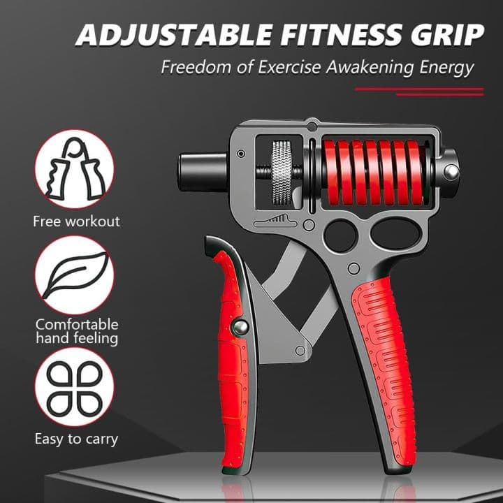 120kg Adjustable Hand Gripper With Mechanical Counter Heavy Duty Forearm Exerciser For Elite Strength Training Gym