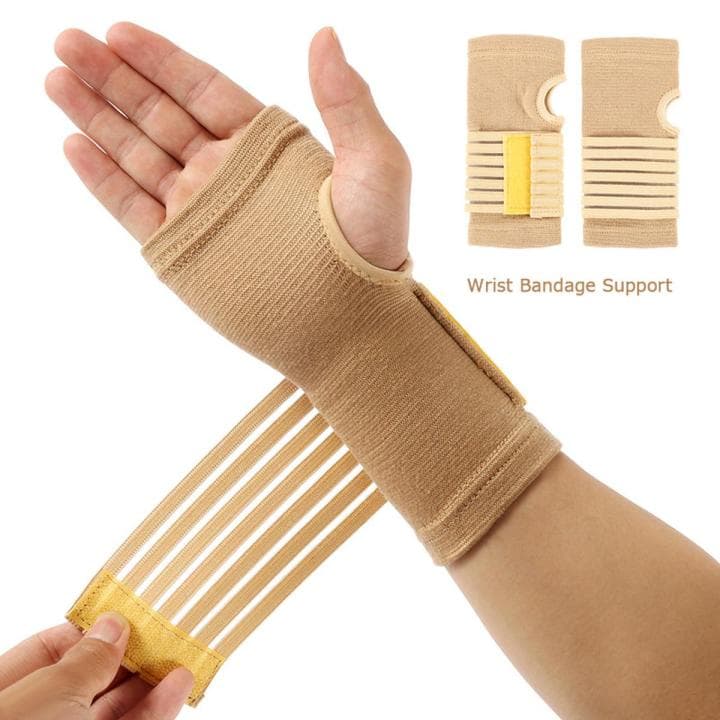 2Pcs/1 Pair Elasticity Wrist Bandage Support Sportswear Arthritis Band Belt Outdoor Carpal Tunnel Hand Brace Accessories