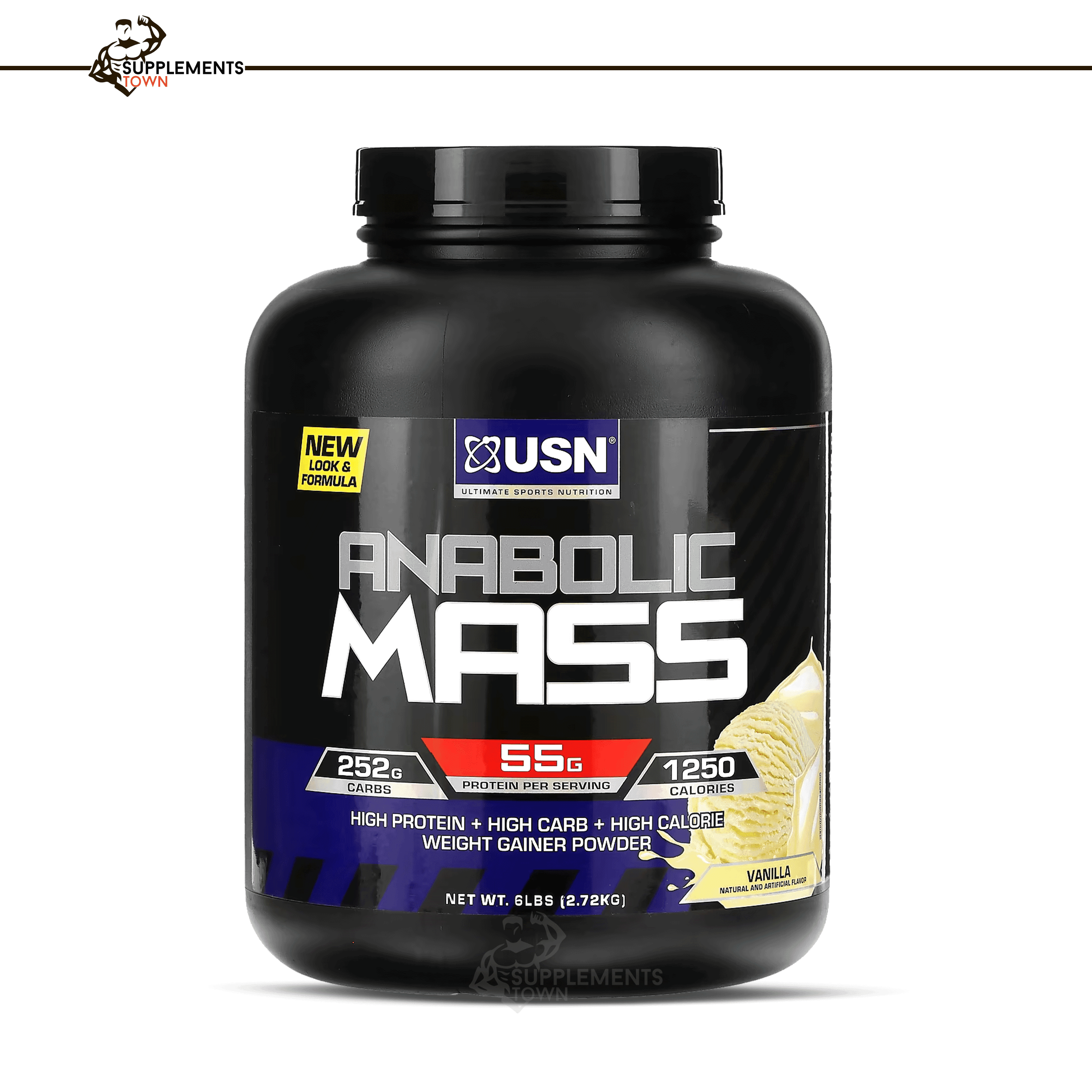 USN Anabolic Mass Weight Gainer Protein Powder 6LBs