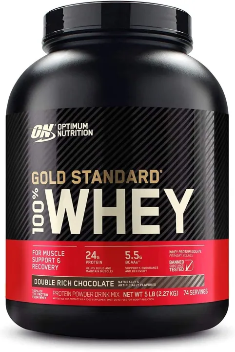 Gold Standard 100% whey 5lbs By Optimum Nutrition