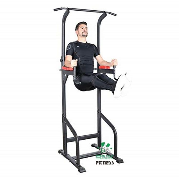 Power Tower Pull-Up & Dip Station (Adjustable Height)