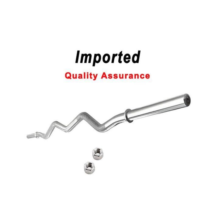 Imported Design Zigzag Rod EZ Curl Bar Shoulder Biceps Triceps Rod Barbell Rod Curl Bar Dumbell Rod