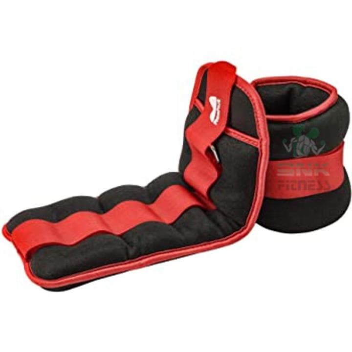 Ankle Weight For Foot And Hand Exercise (2.5 x2.5) 5 Kg pair - Red & Black