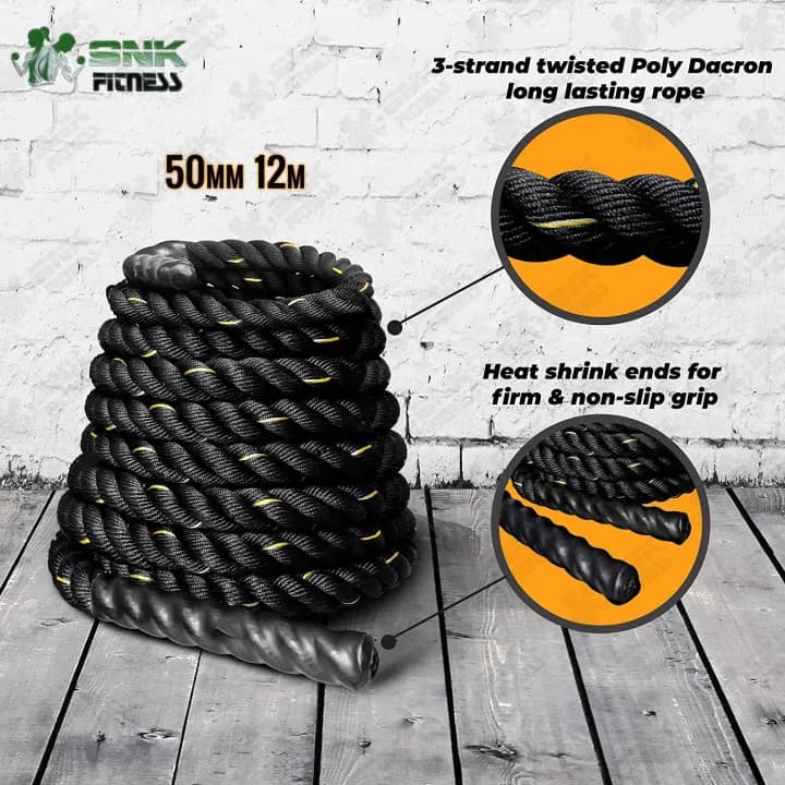 SNK Fitness Battle Rope 12 Meter 50mm