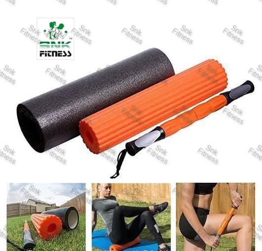 Yoga Roller Fitness Yoga Workout Foam Roller 3 in 1 Roller