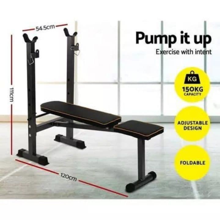3 in 1 Gym Exercise Bench Press Incline Decline and Straight Bodybuilding Bench