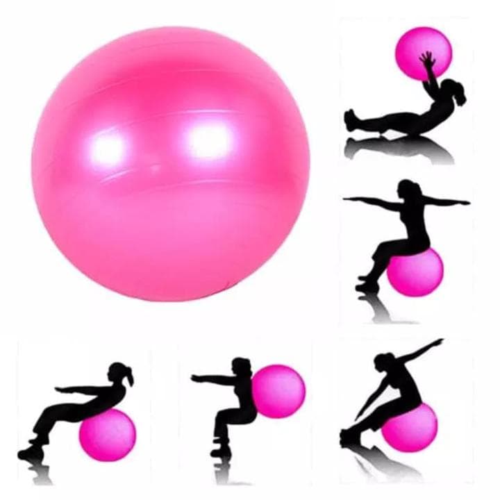 Anti Burst Gym Ball 65cm – Exercise Ball (Multicolor)