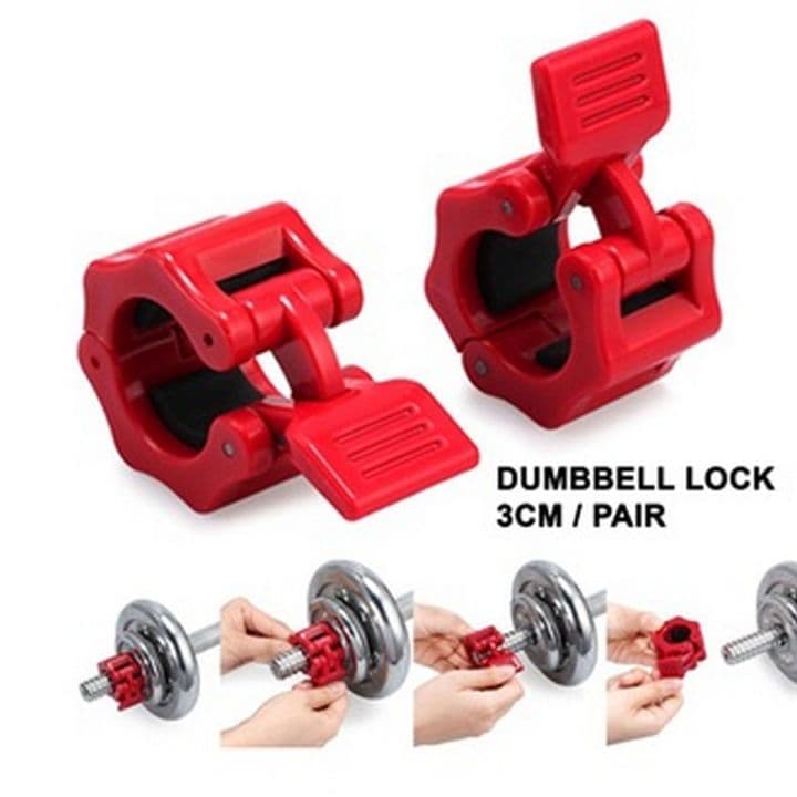 Barbell Collar Lock Dumbbell Clips (Pair)