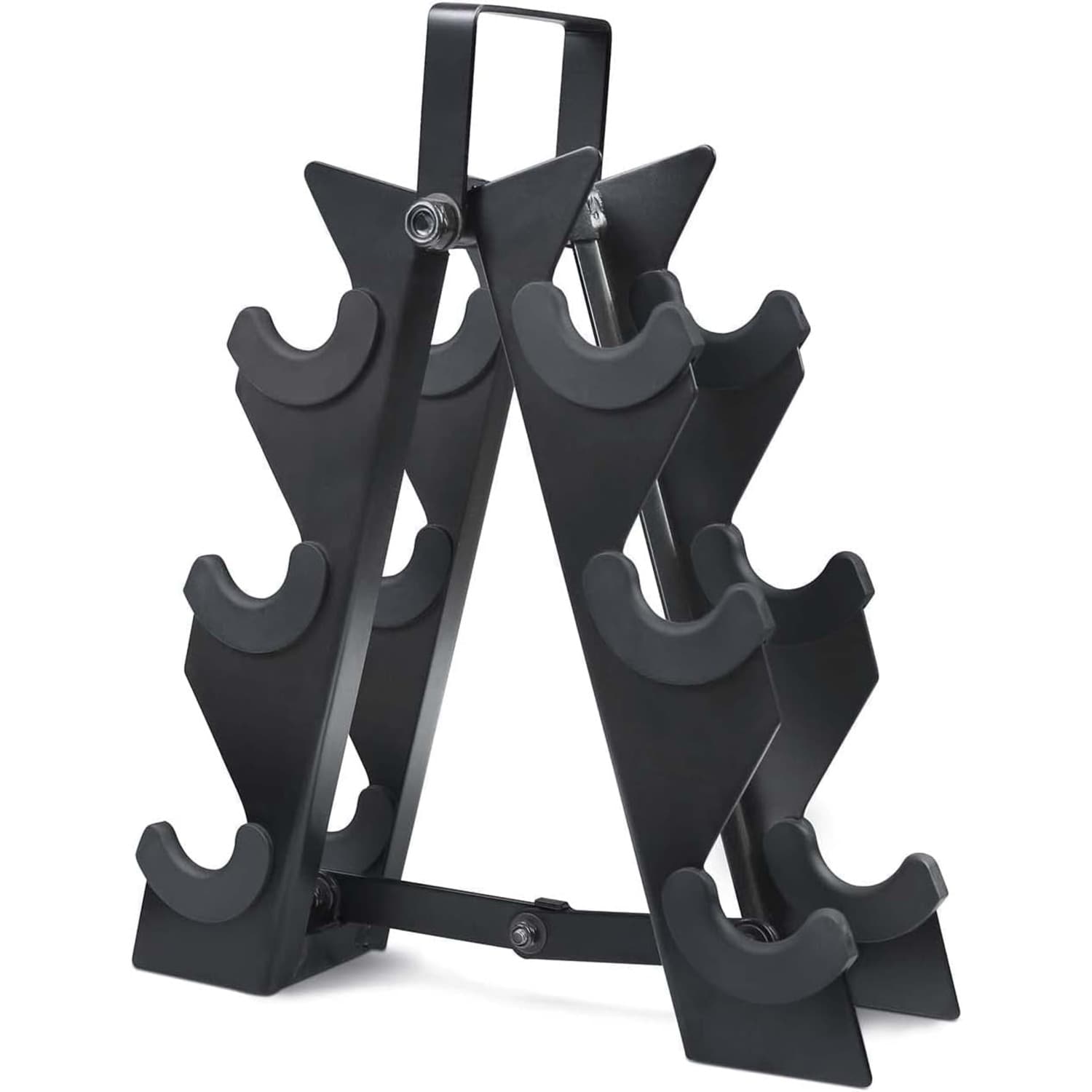 CAPHAUS Heavy Duty A-Frame Dumbbell Storage Rack