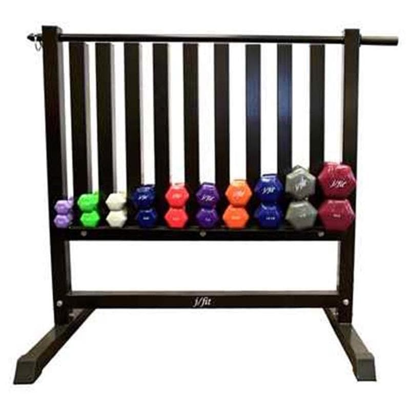 JFIT Vinyl Dumbbell Rack