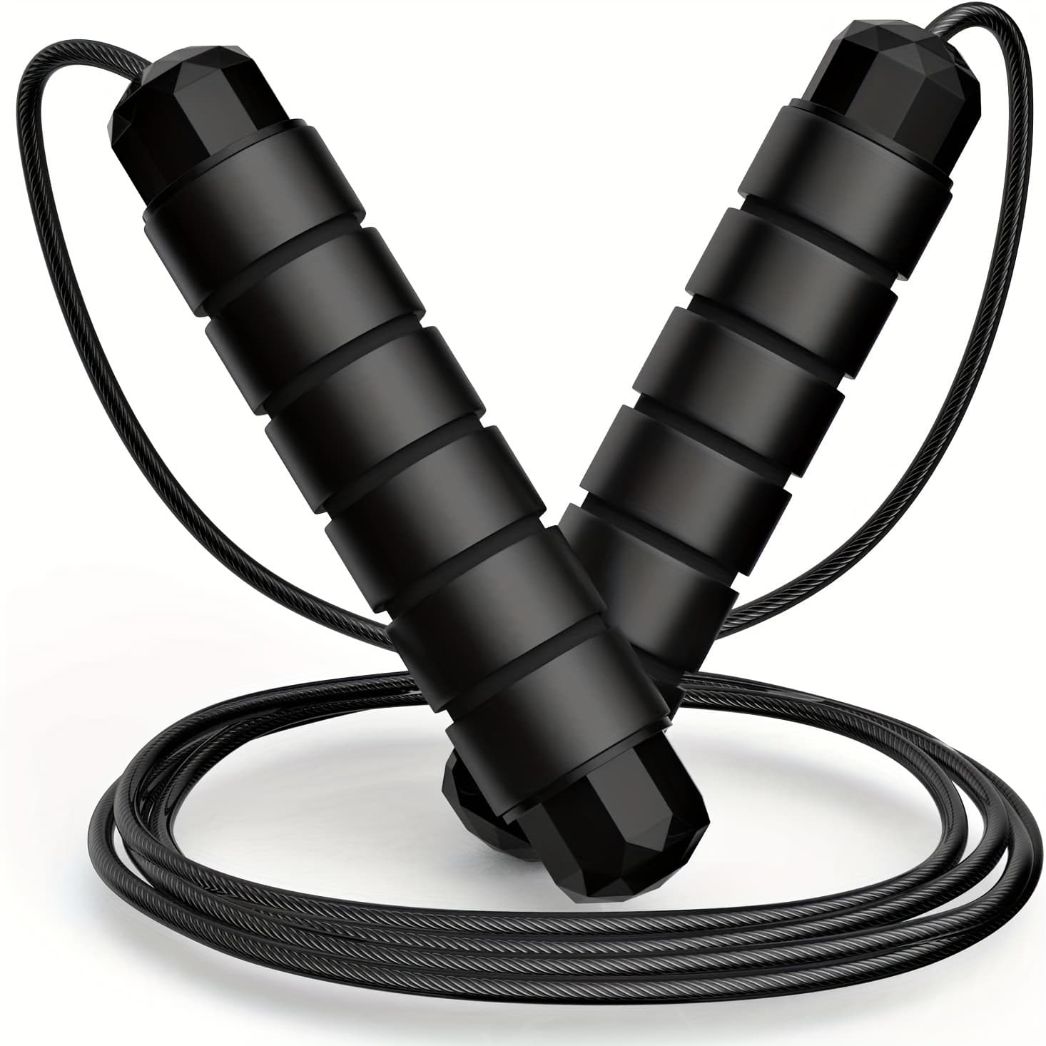 Jump Rope with Ball Bearings Adjustable Steel