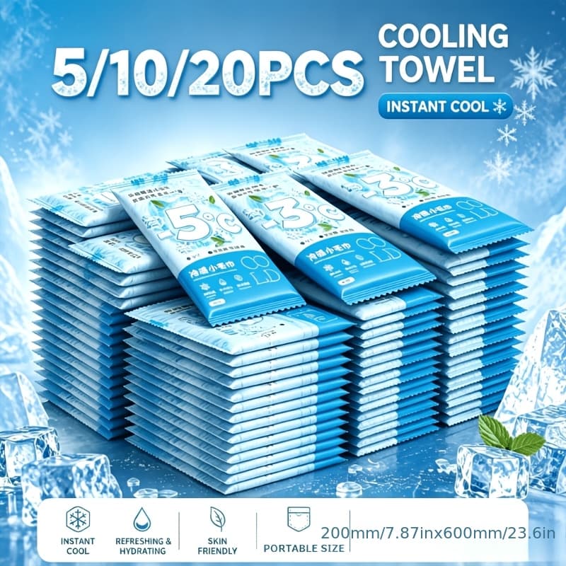 Cooling Towels 5/10/20pcs Instant Cooling