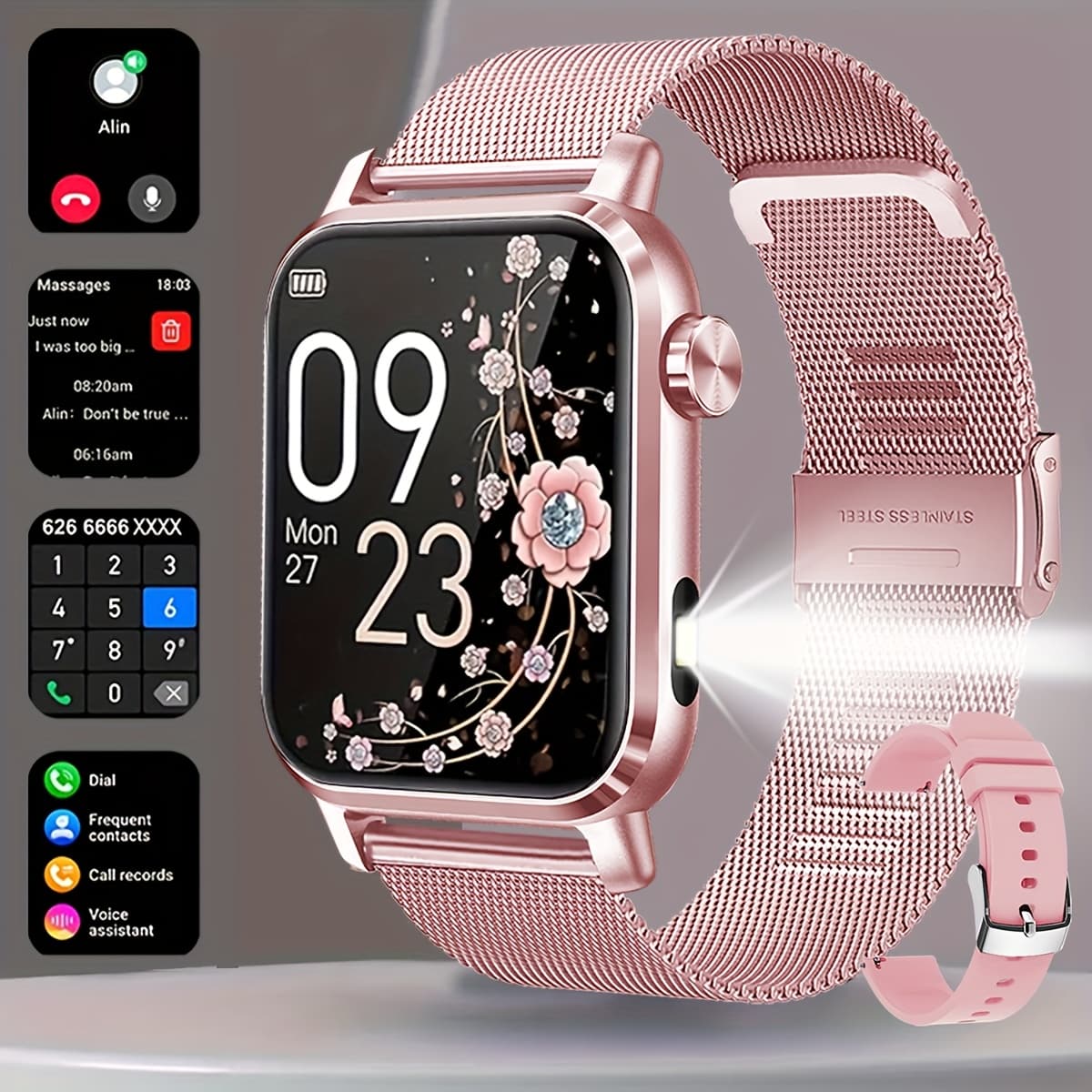 New Fashionable Sports Smartwatch 1.85 inch IP68