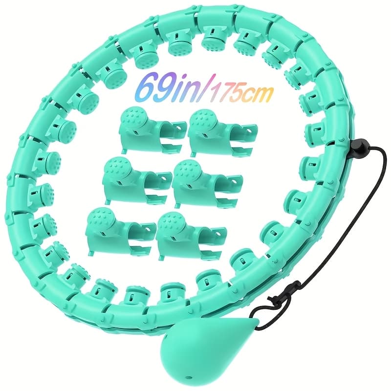 Large Weighted Fitness Ring 30 Detachable Rings 60.6 Inch