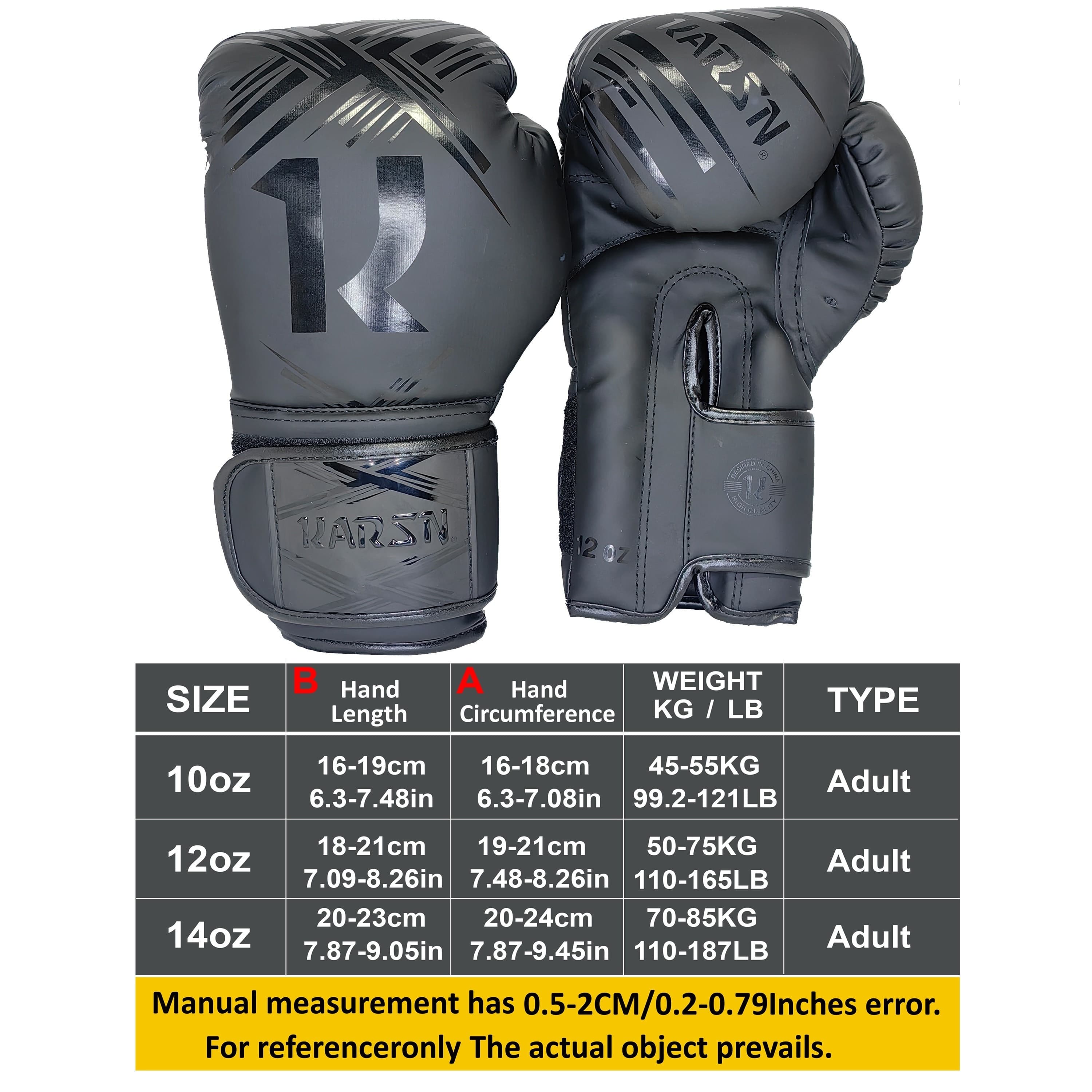 Matte Boxing Gear 14oz 12oz 10oz for Men and Women