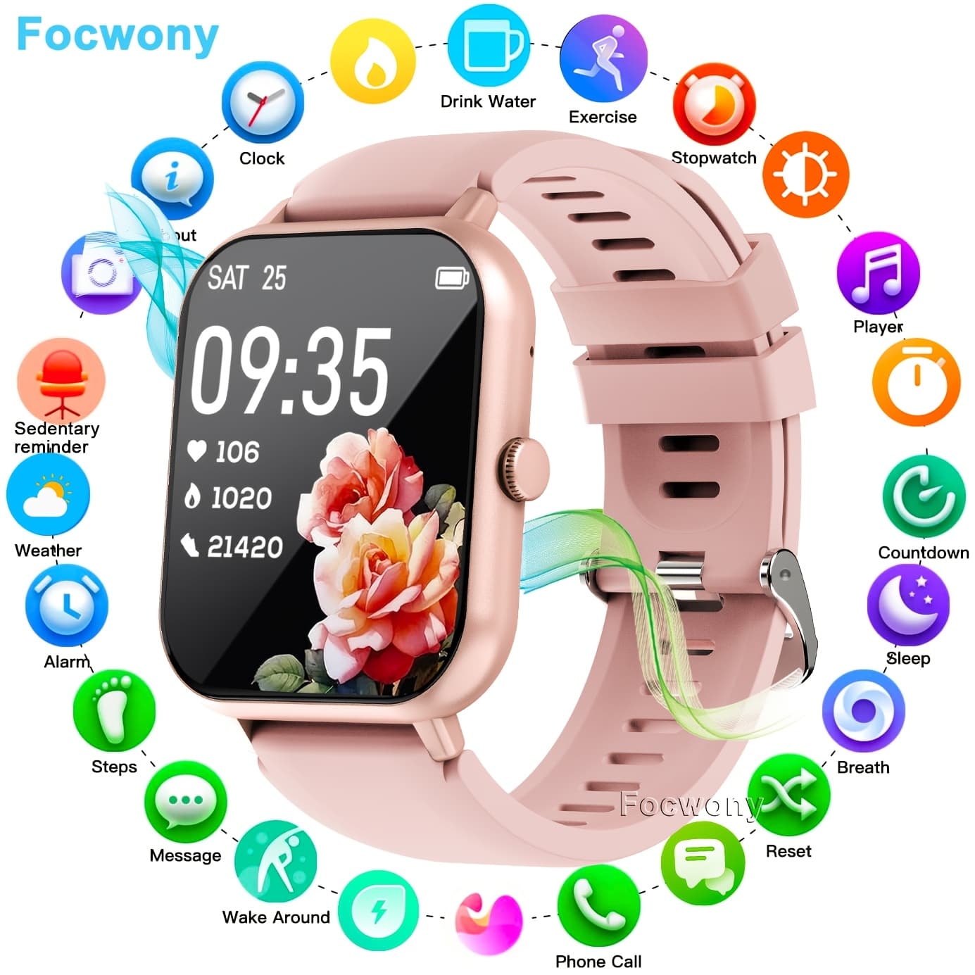 Smart Watch for Women Compatible iPhone Android