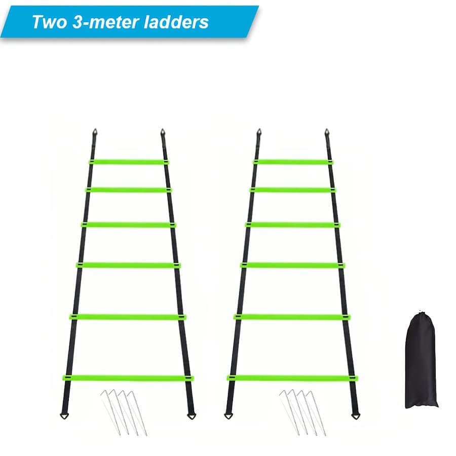 Foldable PE Agility Ladder with Training Cones