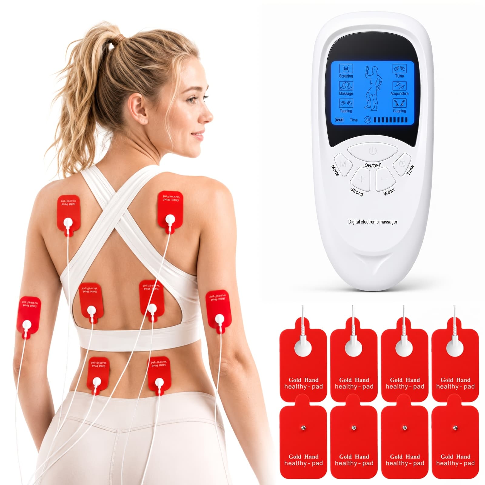 Local Warehouse KTS TENS EMS Unit Muscle Stimulator