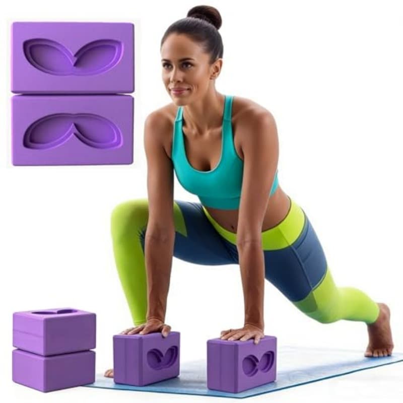 2pcs Large Yoga Blocks Rabbit Ear-Shape