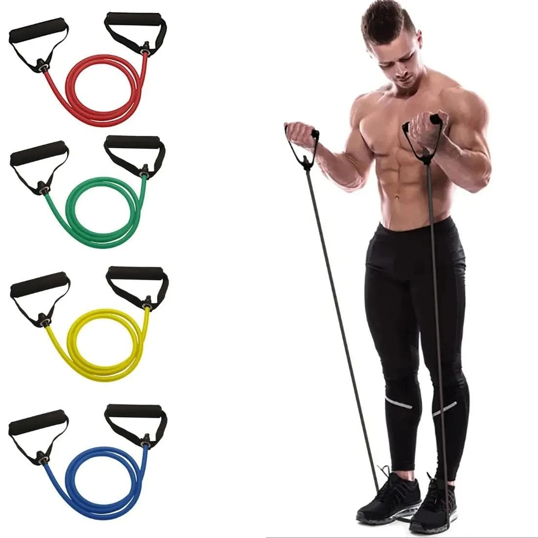 Resistance Bands with Handles Home Gym Set