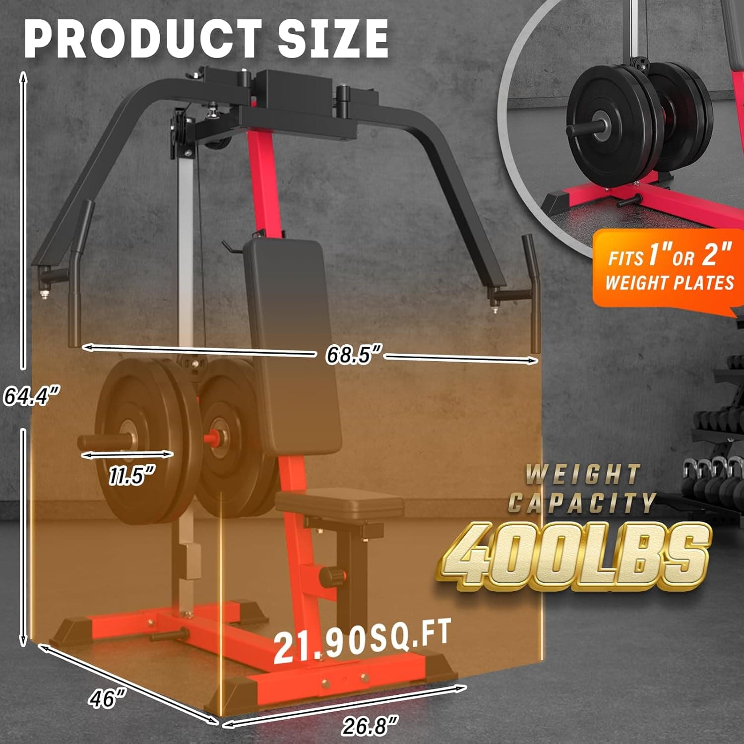 YODOLLA PEC Deck Fly Reverse Delt 450Lbs