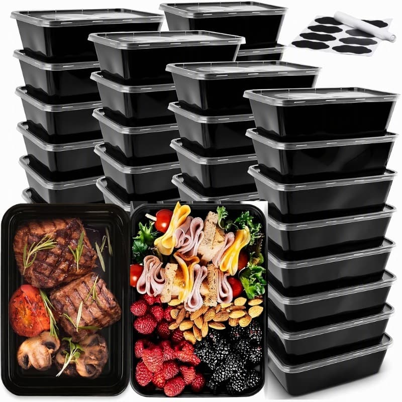 15 Pack Meal Prep Containers Airtight BPA-Free