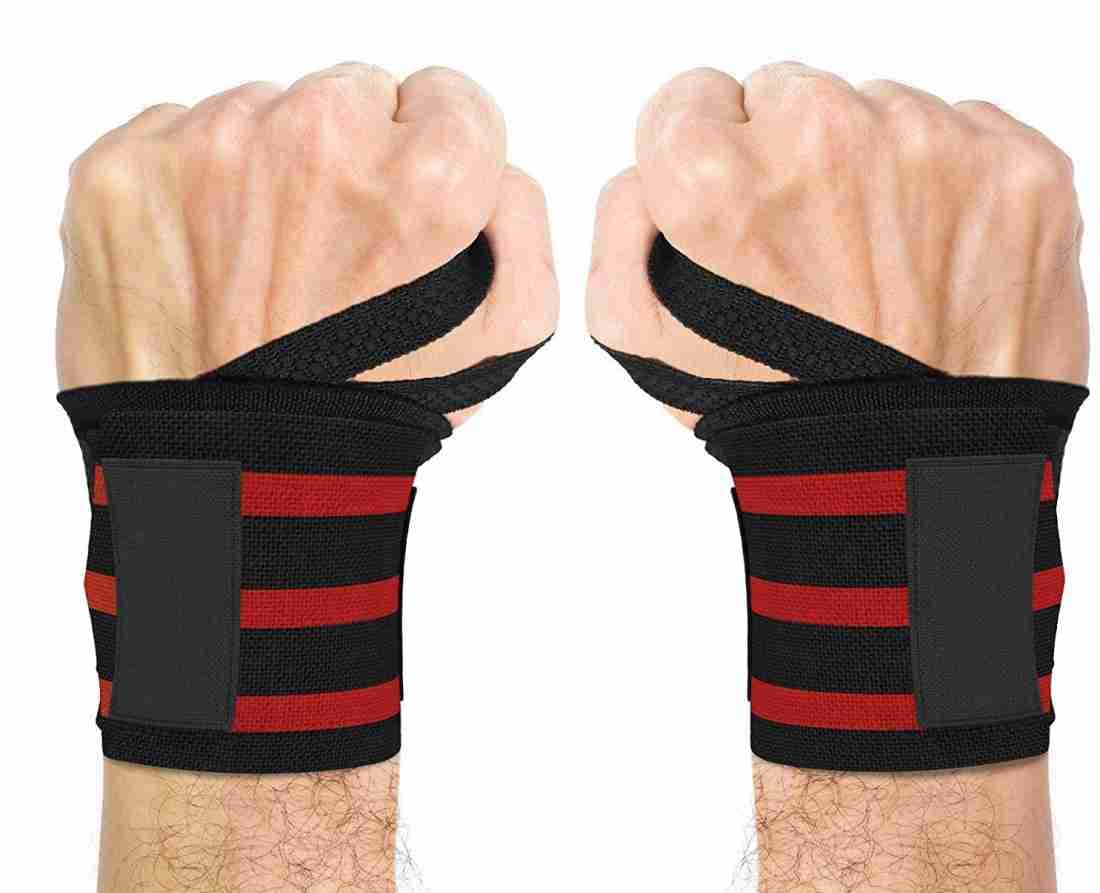 Gym Wrist Wraps Pair for Weightlifting and Powerlifting