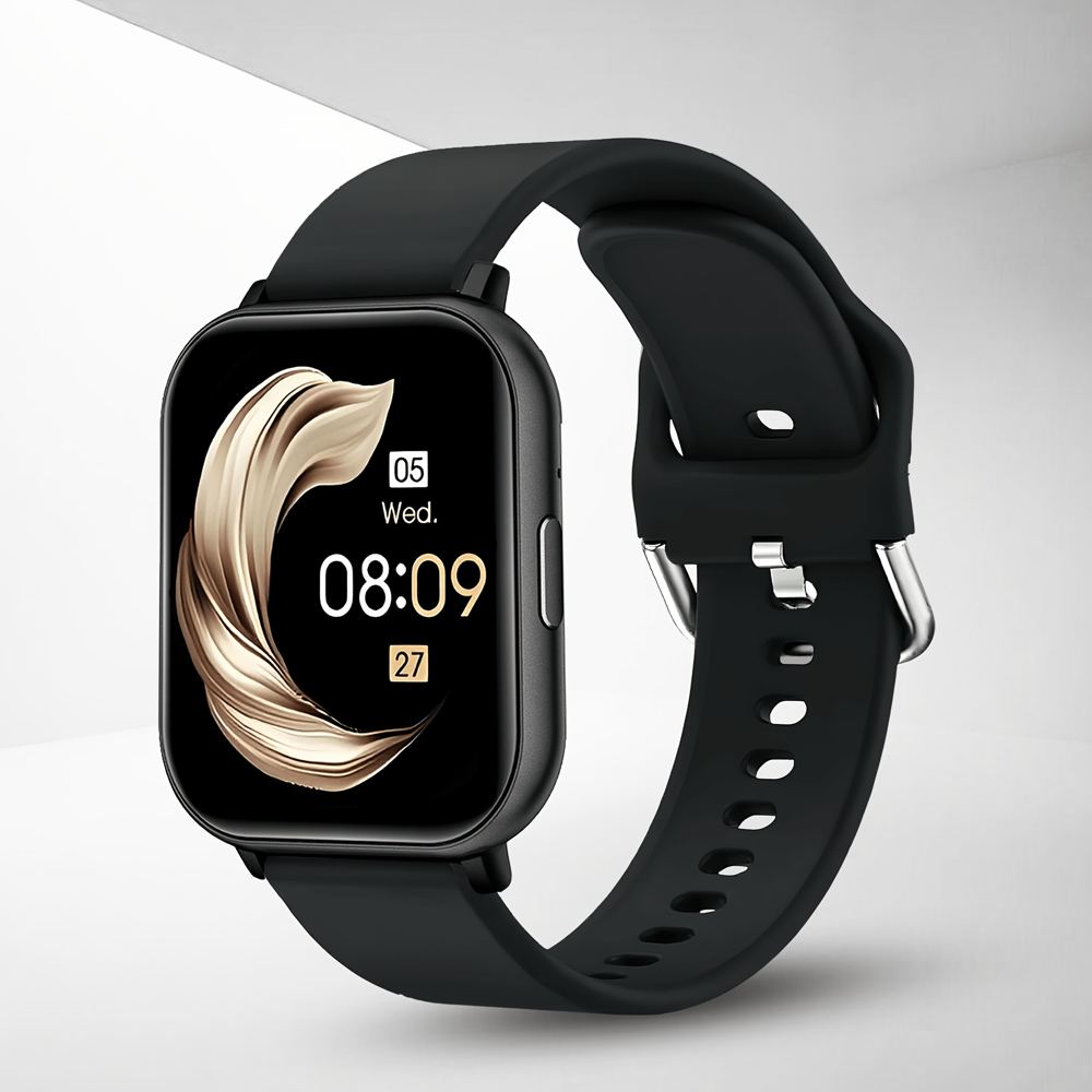 A 2026-model smartwatch with a 1.83-inch display and fitness tracking features
