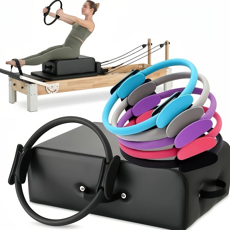 A fitness ring used for Pilates strength training at home