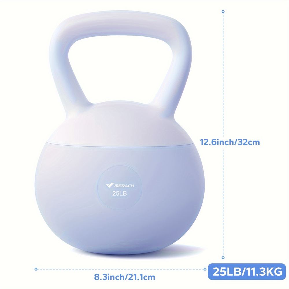 Soft kettlebell with wide non-slip handle, ideal for goblet squats