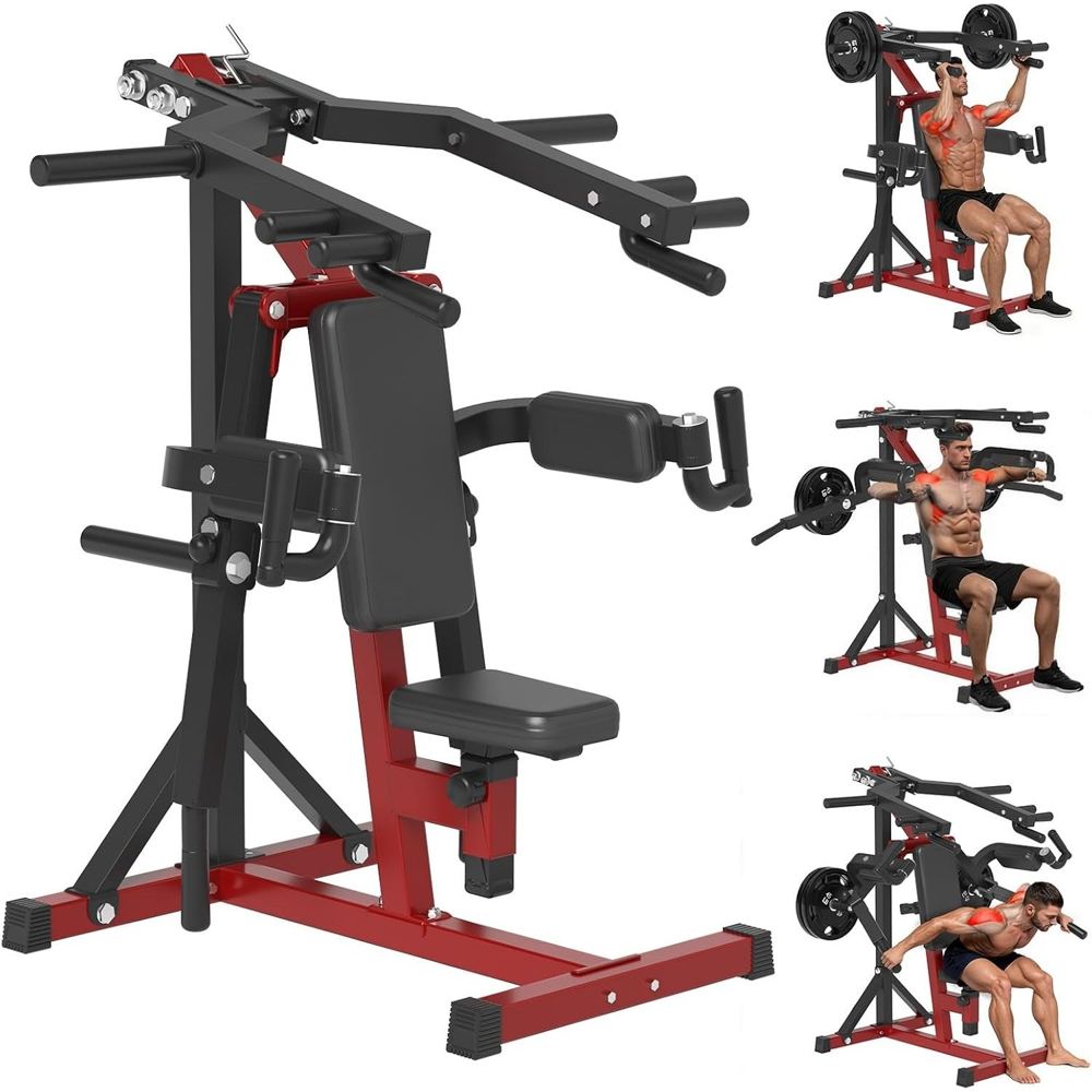 A 3-in-1 adjustable shoulder press and lateral raise training machine
