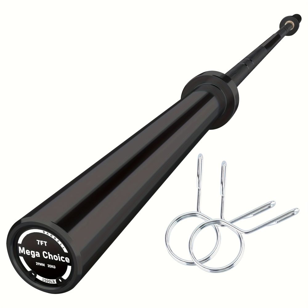 A 7-foot Olympic EZ curl barbell bar for arm training