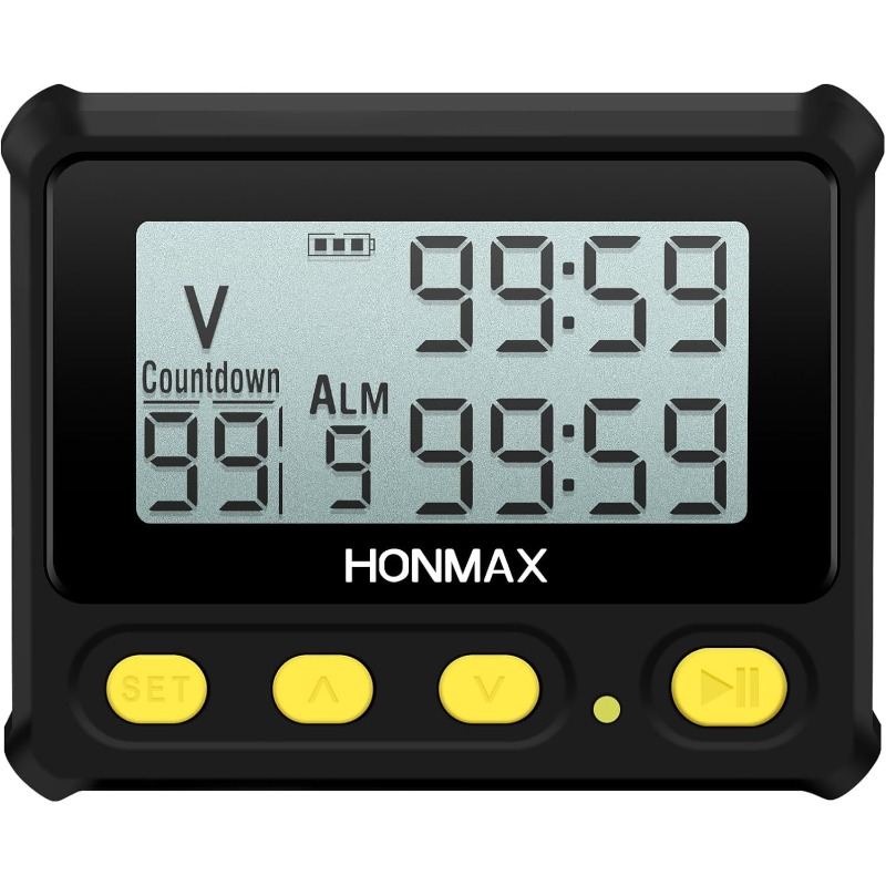 An interval timer stopwatch for tracking timed progression