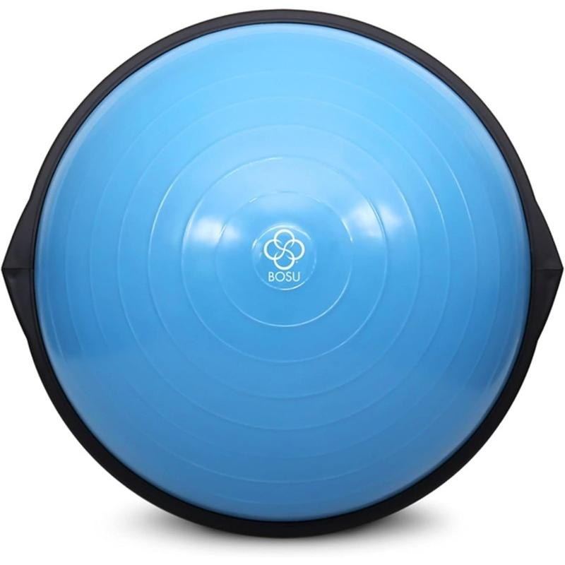 A 65cm blue-green BOSU home balance trainer