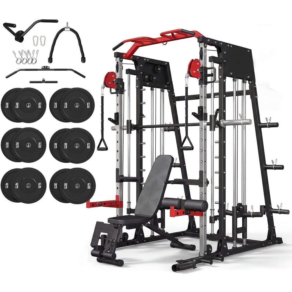 Smith Machine Home Gym 2200 Lbs Power Rack Cage